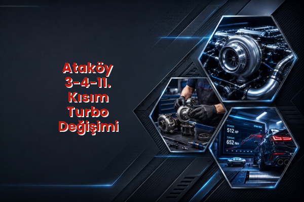 Turbo Değişimi uzman teknik servis hizmet görselleri