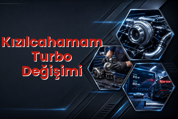 Turbo Değişimi uzman teknik servis hizmet görselleri